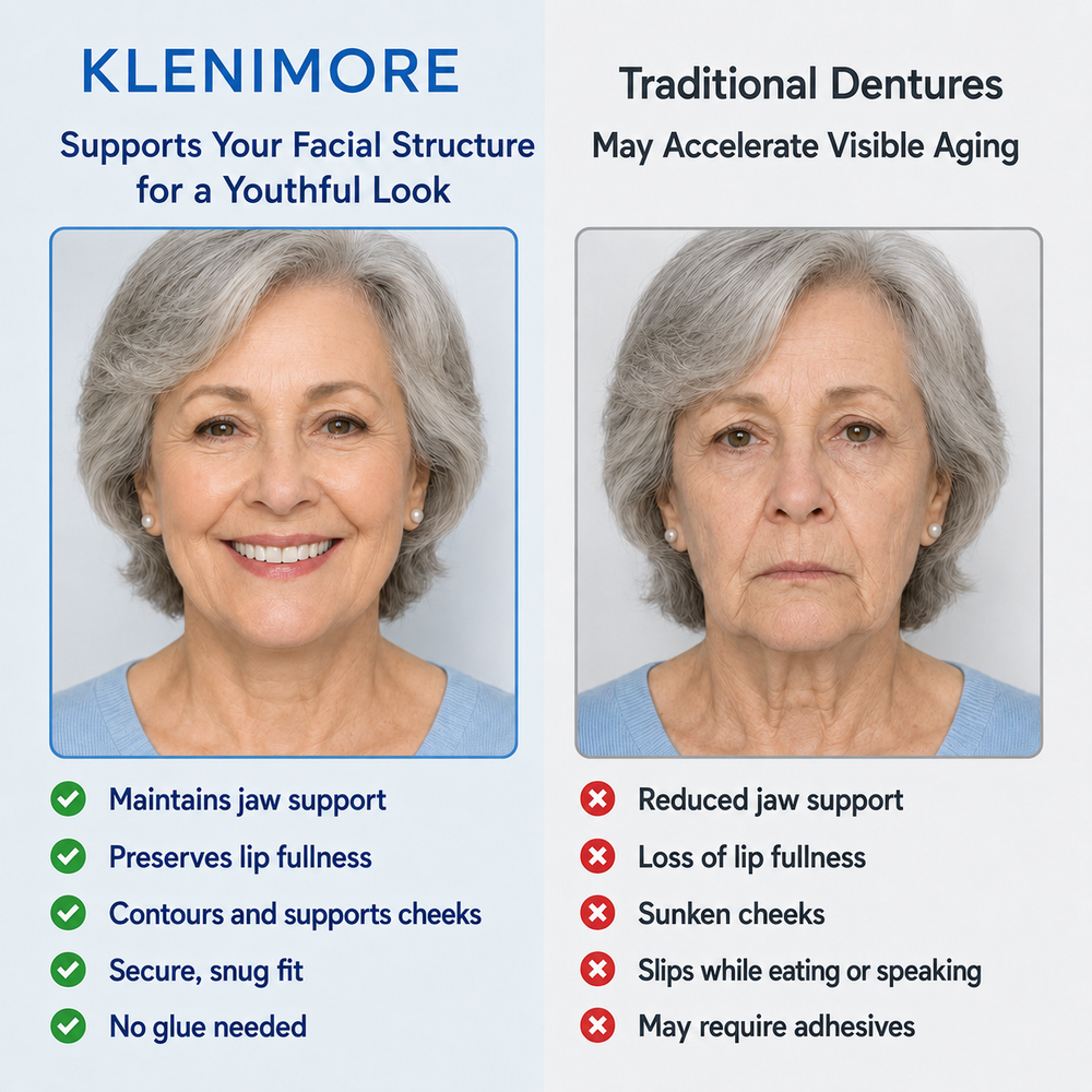 Facial support comparison