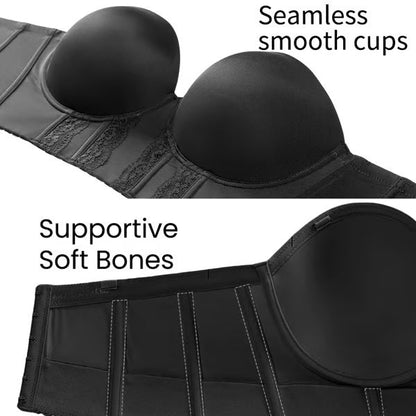 Women's Adjustable Straps Lace Bra