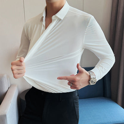 Men's Wrinkle-Free Button-Down Shirt