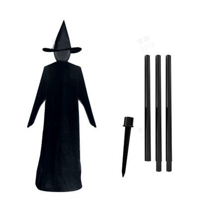 Three Glowing Pumpkin Witches Create Your Spooky Halloween Yard!