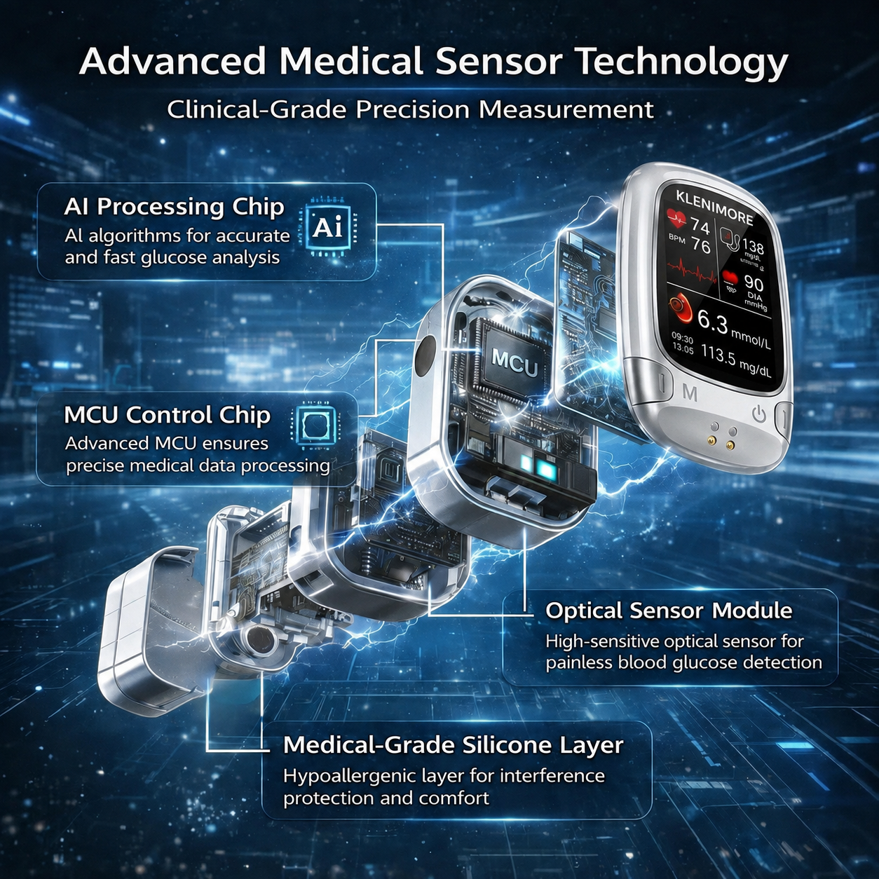 🔥Final 3 Hours: Special Launch Event🏆 New Non-Invasive Smart Blood Sugar Tracking Device✅