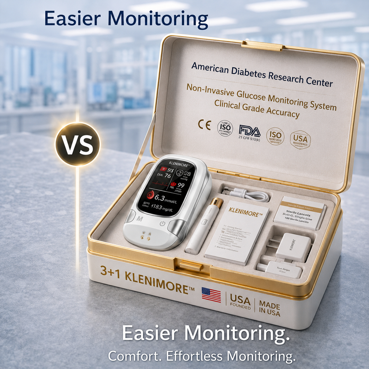 🔥Final 3 Hours: Special Launch Event🏆 New Non-Invasive Smart Blood Sugar Tracking Device✅