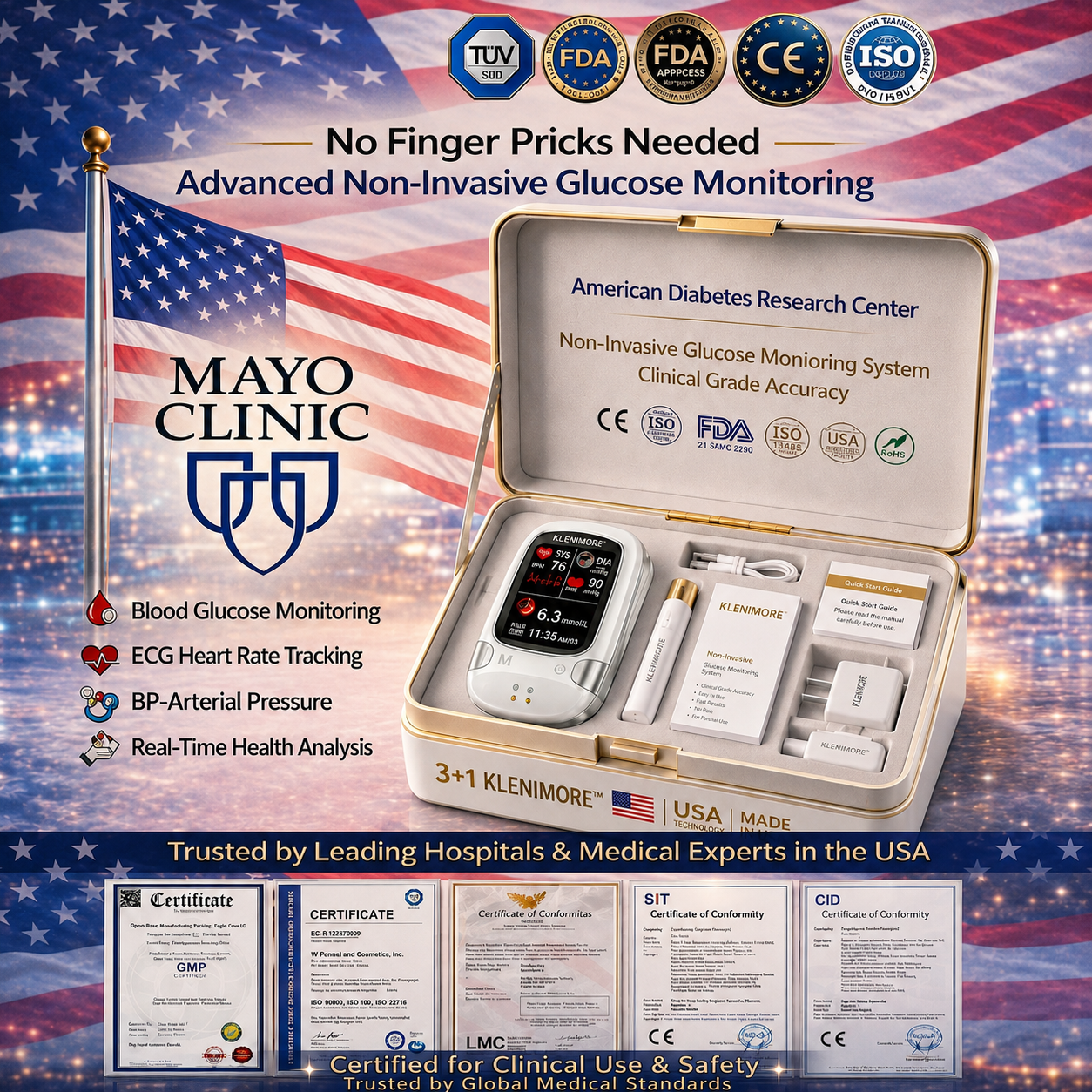 🔥Final 3 Hours: Special Launch Event🏆 New Non-Invasive Smart Blood Sugar Tracking Device✅