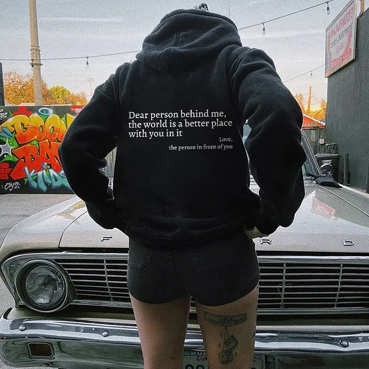 'Dear Person Behind Me' Sweatshirt🔥Buy 2 get 10% Off Extra Auto & Free Shipping🔥