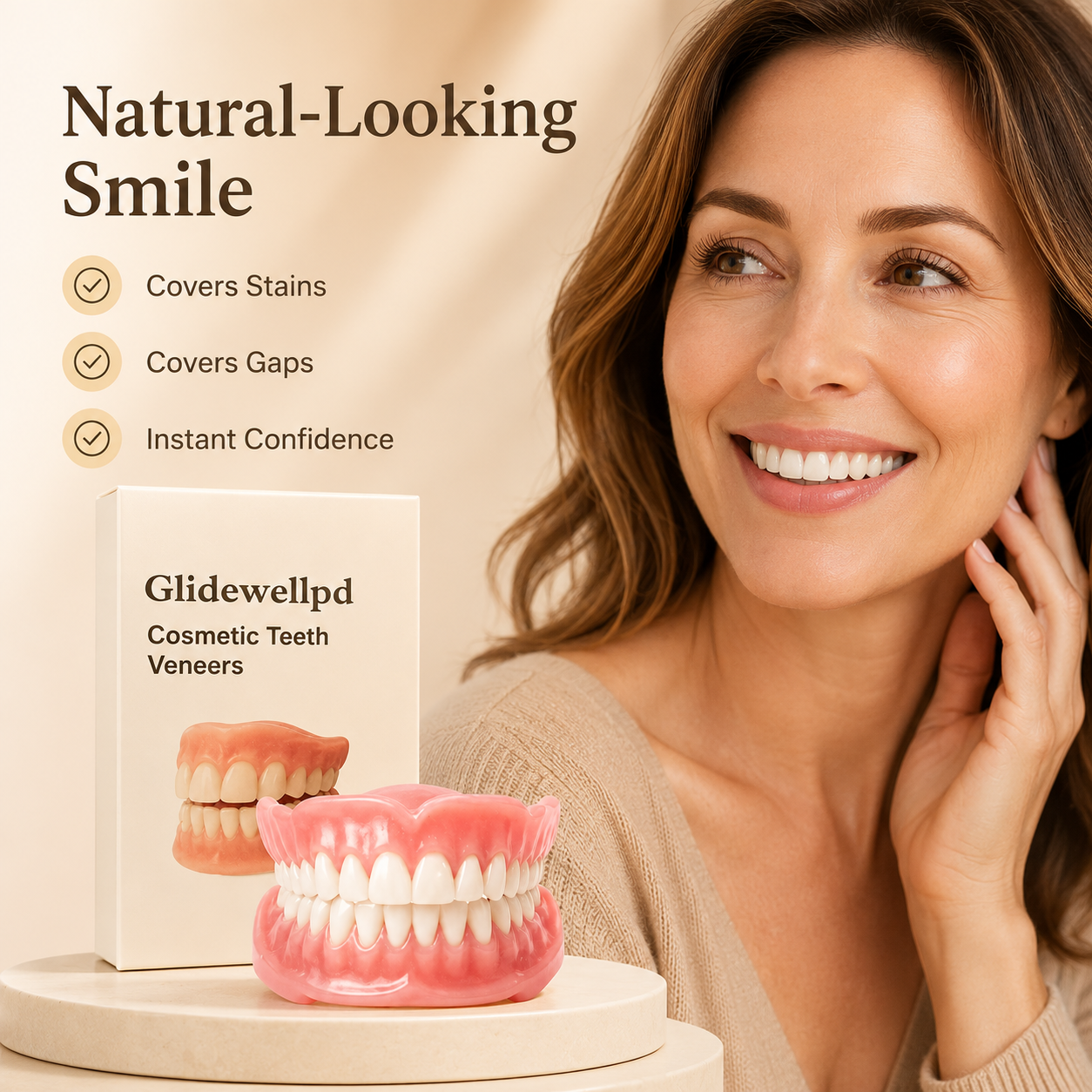 Natural-looking KLENIMORE smile presentation