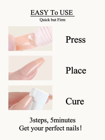 Magic Solid Nail Glue Kit 3-In-1 Nail Art Kits