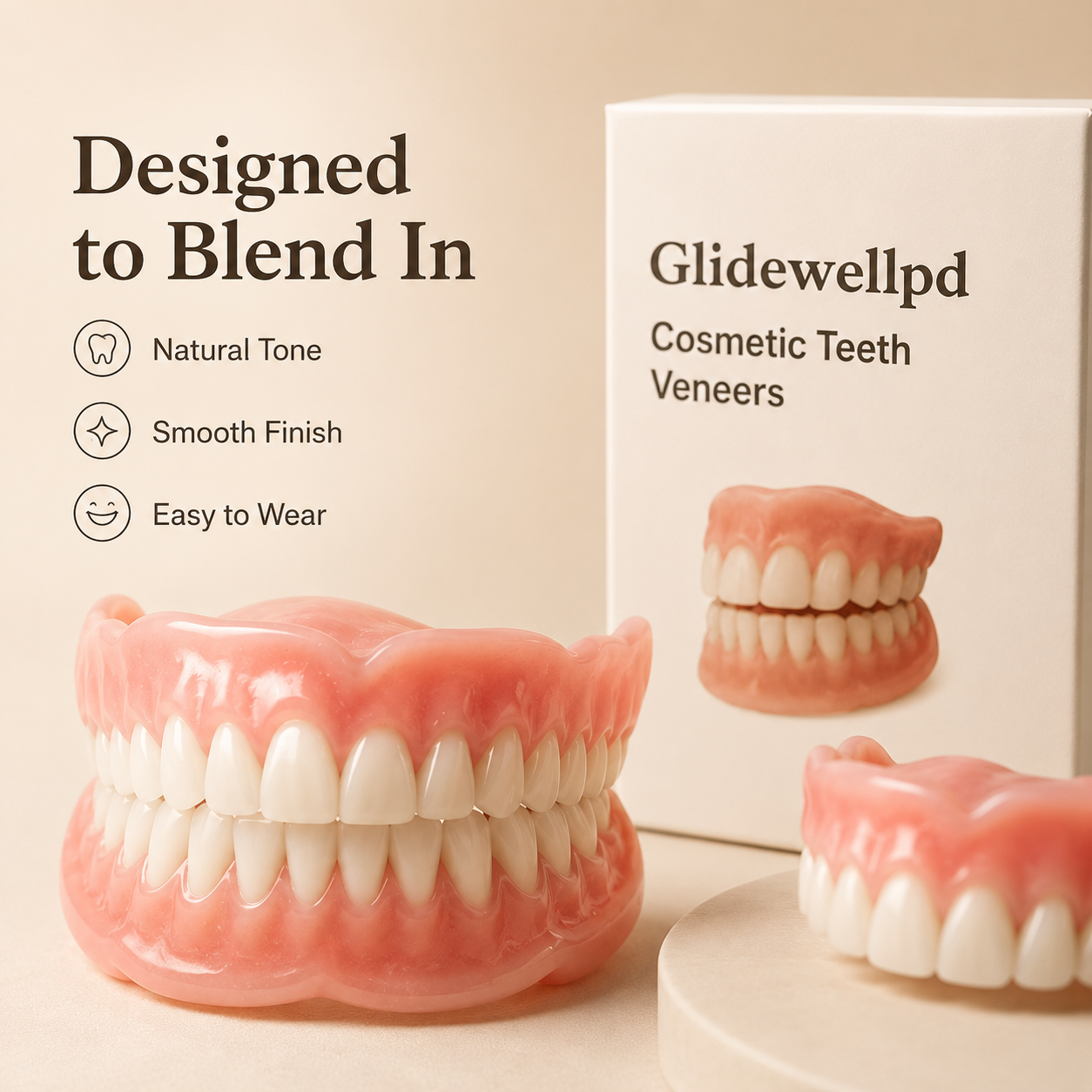KLENIMORE denture tone and finish details