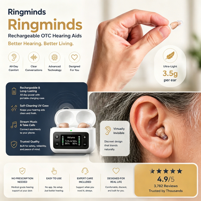 🔥 Today Only! Ringminds™ Atom X Smart Hearing Aids — Hear Clearly, Feel Confident Again 💖