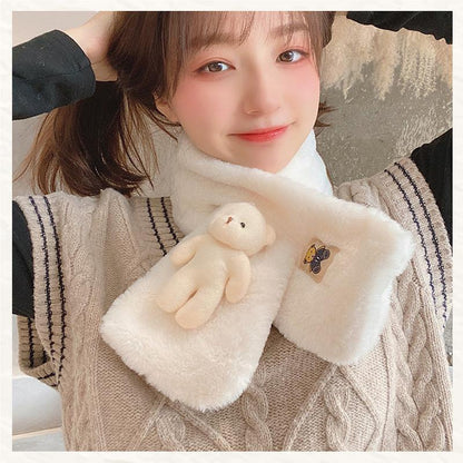 Christmas gift Cute Bear Cross Neck