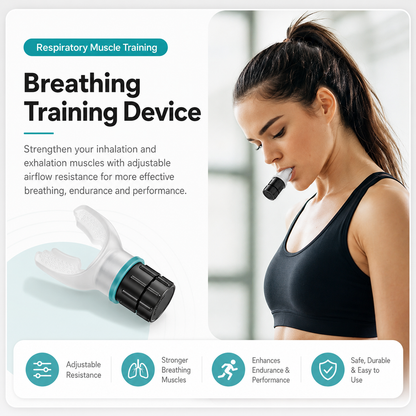 Boost lung capacity & core strength, fix shallow breathing, cut belly fat, ease age-related breathing issues. Ideal for athletes, office workers & elders.