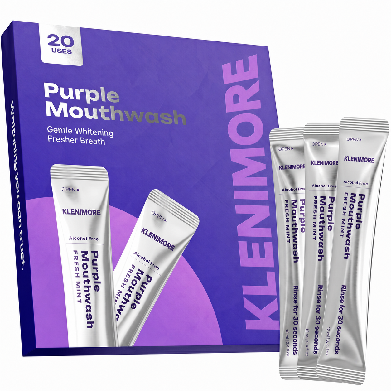KLENIMORE™ Purple Bright Smile Mouthwash