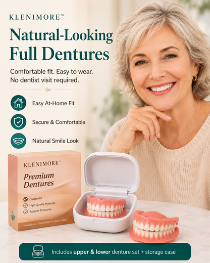 Custom-Fit Instant Smile Dentures – Natural Looking Comfort Fit