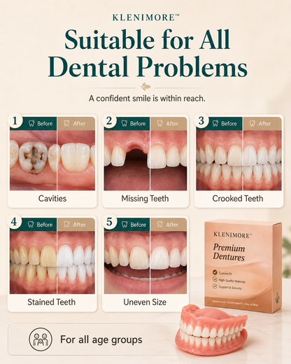 Custom-Fit Instant Smile Dentures – Natural Looking Comfort Fit