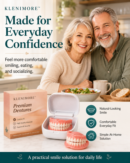 Custom-Fit Instant Smile Dentures – Natural Looking Comfort Fit