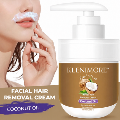 KLENIMORE™ Gentle Coconut Oil Hair Removal Cream for Smooth, Soft Skin