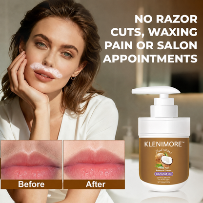 KLENIMORE™ Gentle Coconut Oil Hair Removal Cream for Smooth, Soft Skin