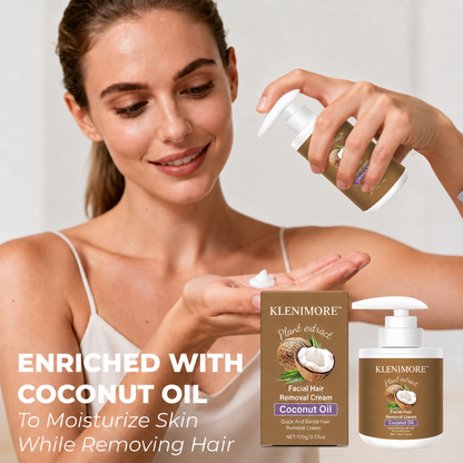 KLENIMORE™ Gentle Coconut Oil Hair Removal Cream for Smooth, Soft Skin