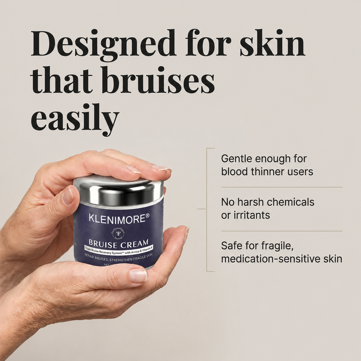 💥KLENIMORE® Bruise Repair & Skin-Strengthening Cream for Fragile Skin