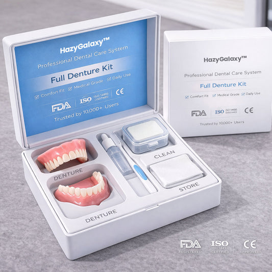 ⏰⏰ HazyGalaxy™ Custom-Fit Dentures ⏰ ENDS TODAY   70% OFF | Smile with Confidence