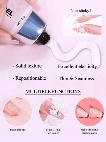Magic Solid Nail Glue Kit 3-In-1 Nail Art Kits