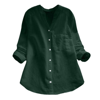 Japanese Style Handmade Linen Cotton Casual Loose Shirt（🔥Buy 2 Automatic 10% Off & Free Shipping🔥）