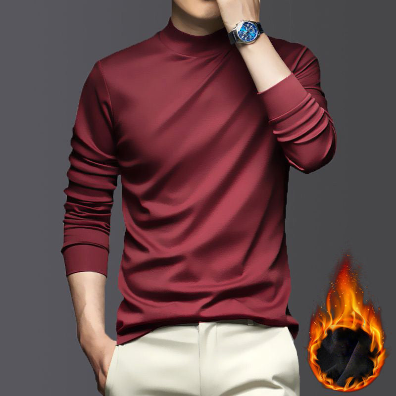 🔥🎁Christmas sale🎅49% OFF🔥Men's Mercerized Cotton Stretch Warm And Comfortable Base Layer shirt