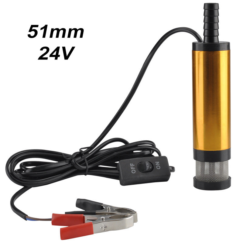 Diameter 51mm - 24v Oil Pump (with built in strainer)