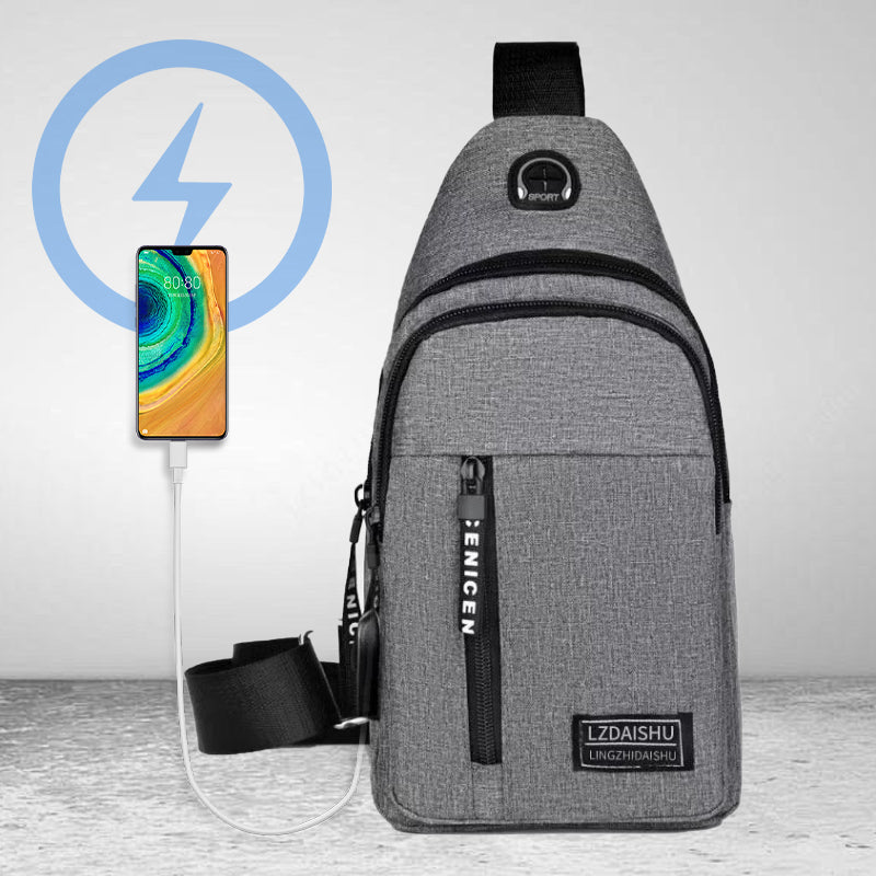 🔥Up to 40% off🔥Sling Bag with USB Port