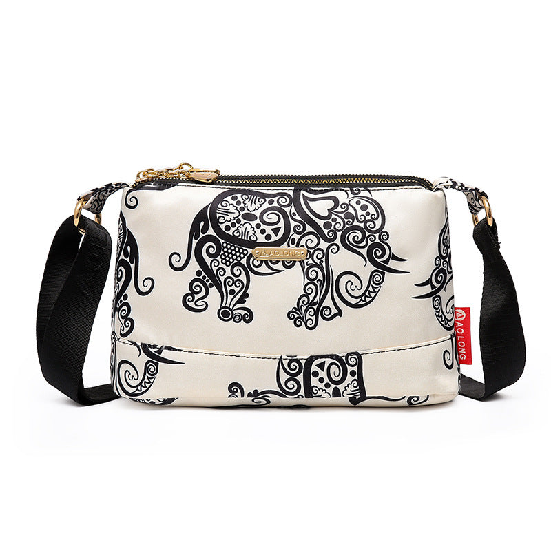 Black-Elephant Printed