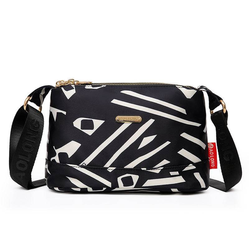Black-Geometric Printed