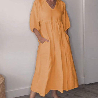 2025 NEW SALES - 50% OFF Women's V-neck Casual Dress