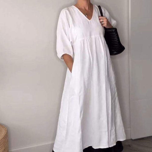2025 NEW SALES - 50% OFF Women's V-neck Casual Dress
