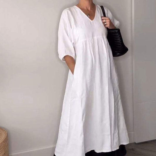 2025 NEW SALES - 50% OFF Women's V-neck Casual Dress