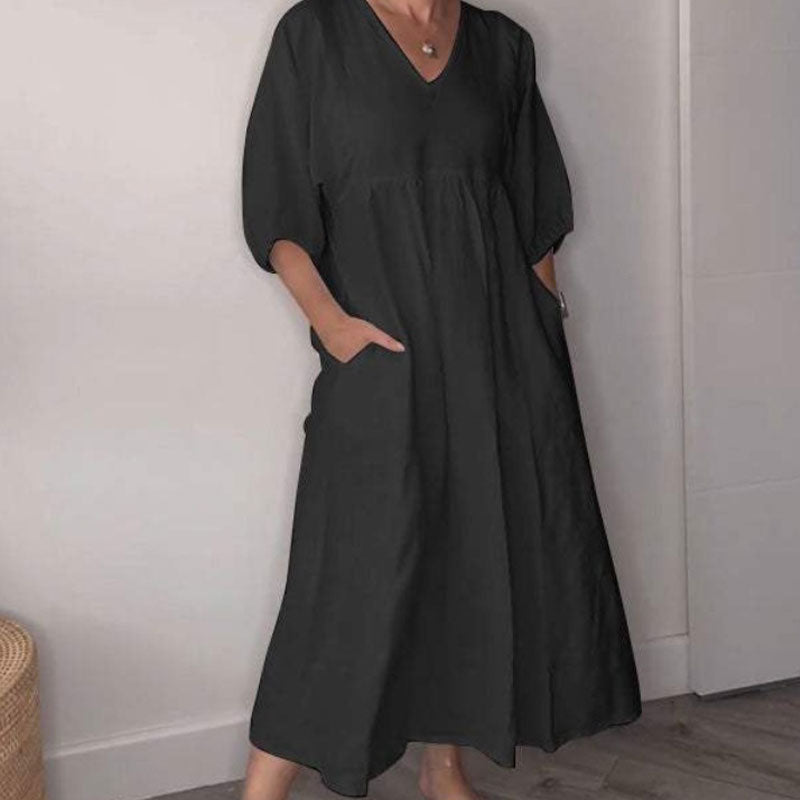2025 NEW SALES - 50% OFF Women's V-neck Casual Dress
