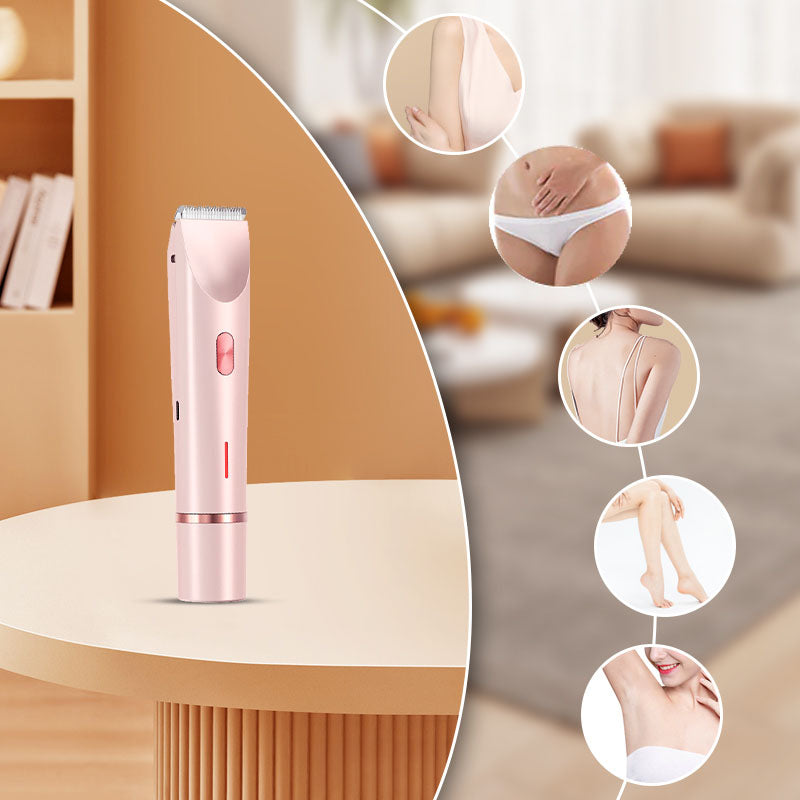 ¾Dual-Head EpilatorIPX7 Waterproof - Hair Removal & Trimming | 21-Day Silky Skin  Cordless Design | Hypoallergenic |