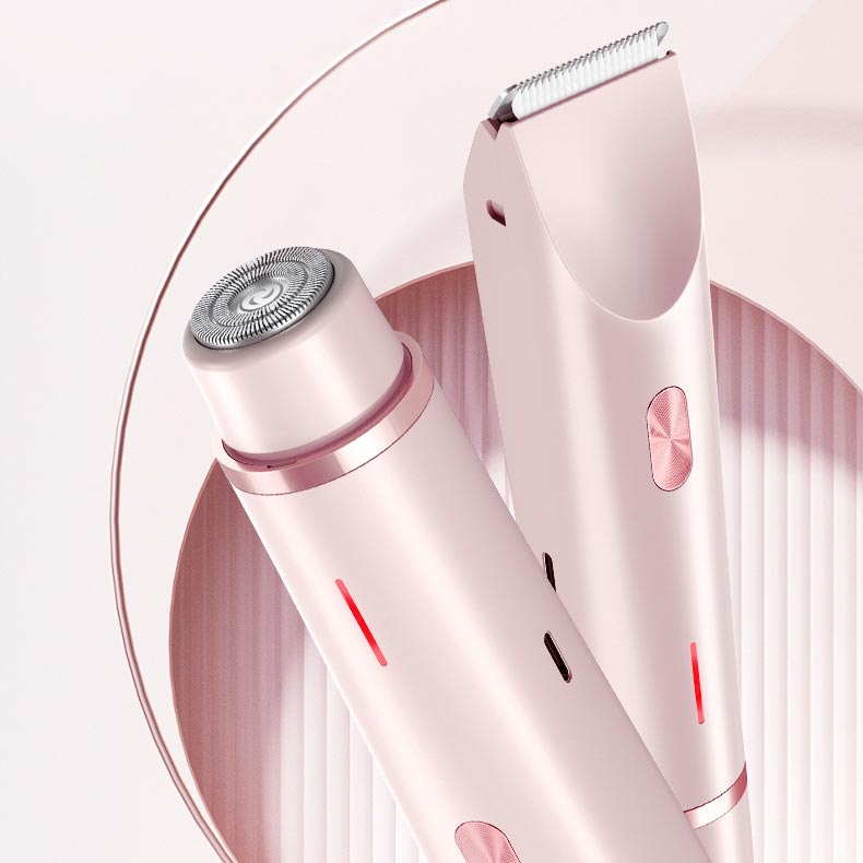 ¾Dual-Head EpilatorIPX7 Waterproof - Hair Removal & Trimming | 21-Day Silky Skin  Cordless Design | Hypoallergenic |