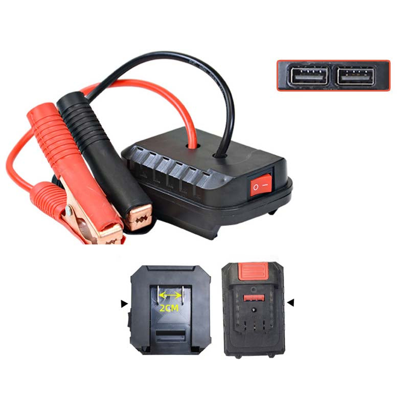 Emergency jump start for car batteries