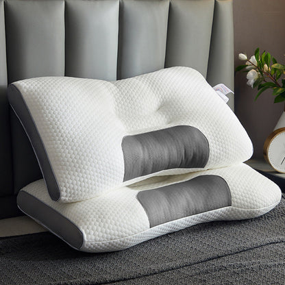 2025 Antibacterial Neck Support Sleep-Aid Massage Pillow