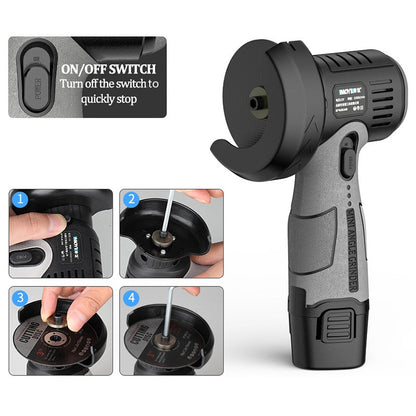 Time-limited Special 12V Mini Angle Grinder with Cutting Disc