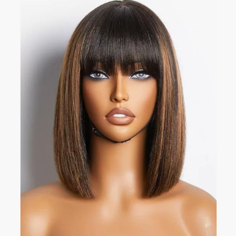 Full Bang Chestnut Brown